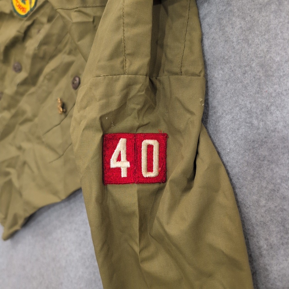 VTG Boys Scouts of America Official Shirt District Camporee Patch Scout Uniform - Picture 5 of 6